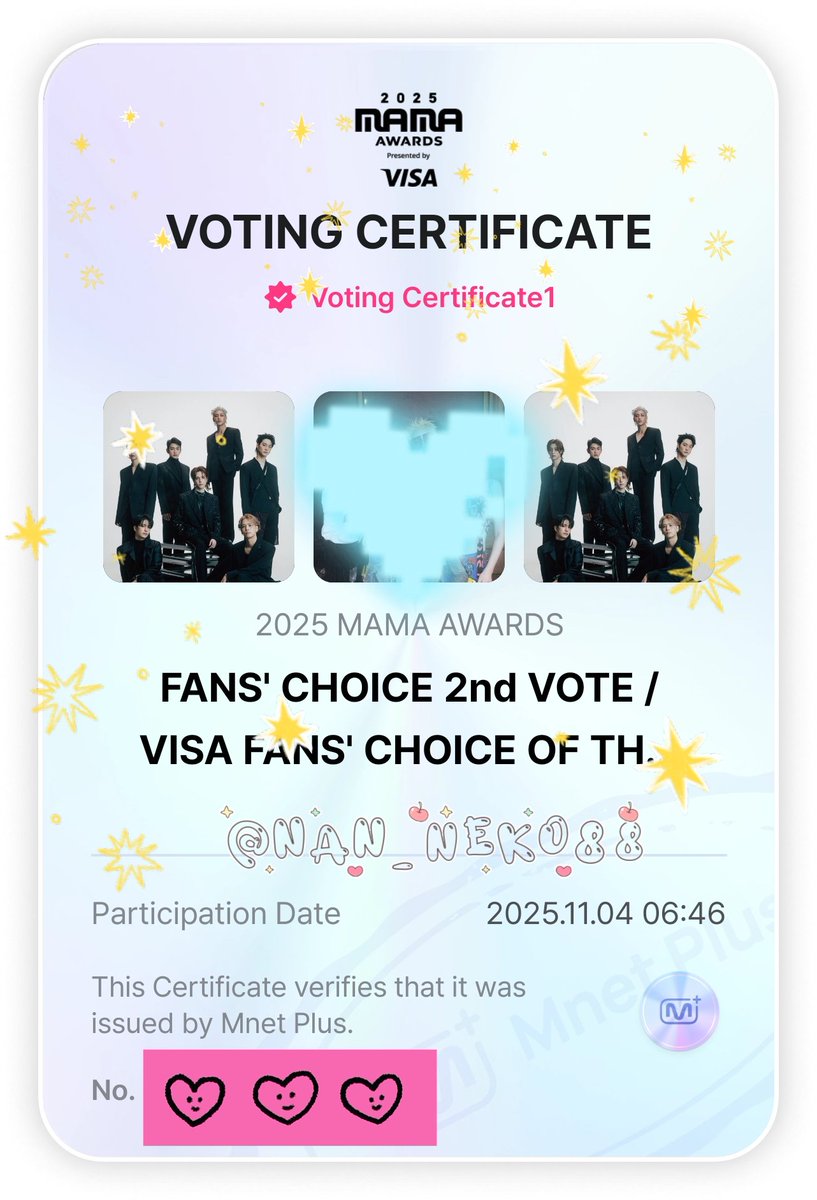 PLS.RE​
โพสแรก​ 04.11.2025  ยิ่งรีทว.ยิ่งได้ยอด

💕💕💕วันอังคาร สีจมปู๊วววววว💕💕💕

อย่าลืม‼️ ยอดโหวตหลัก​ 90%  อยู่ในแอพนะคะ​

#2025MAMAVOTE​ #GOT7