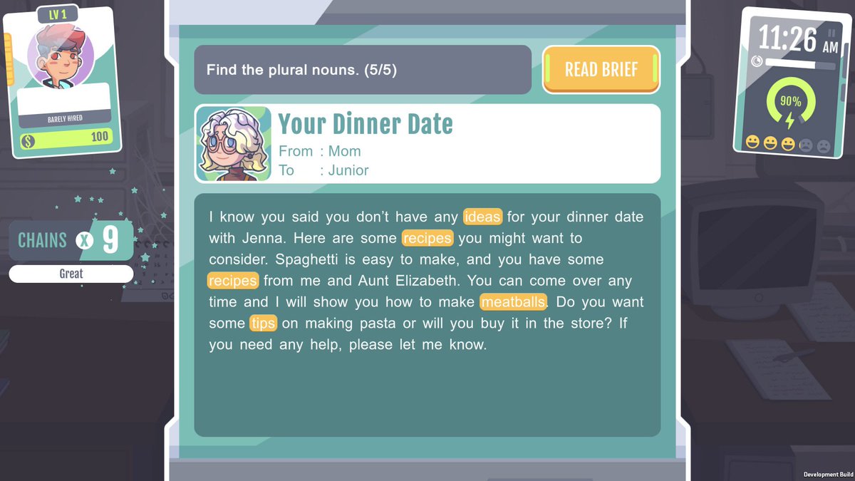 GrammarianLtd's tweet image. our indie game:  

- Twitter: The Game
- Simulation Educational 
- Push your grammar limit and compete with others
- Fresh Graduate struggling in random company
- Become professional editor and proofread