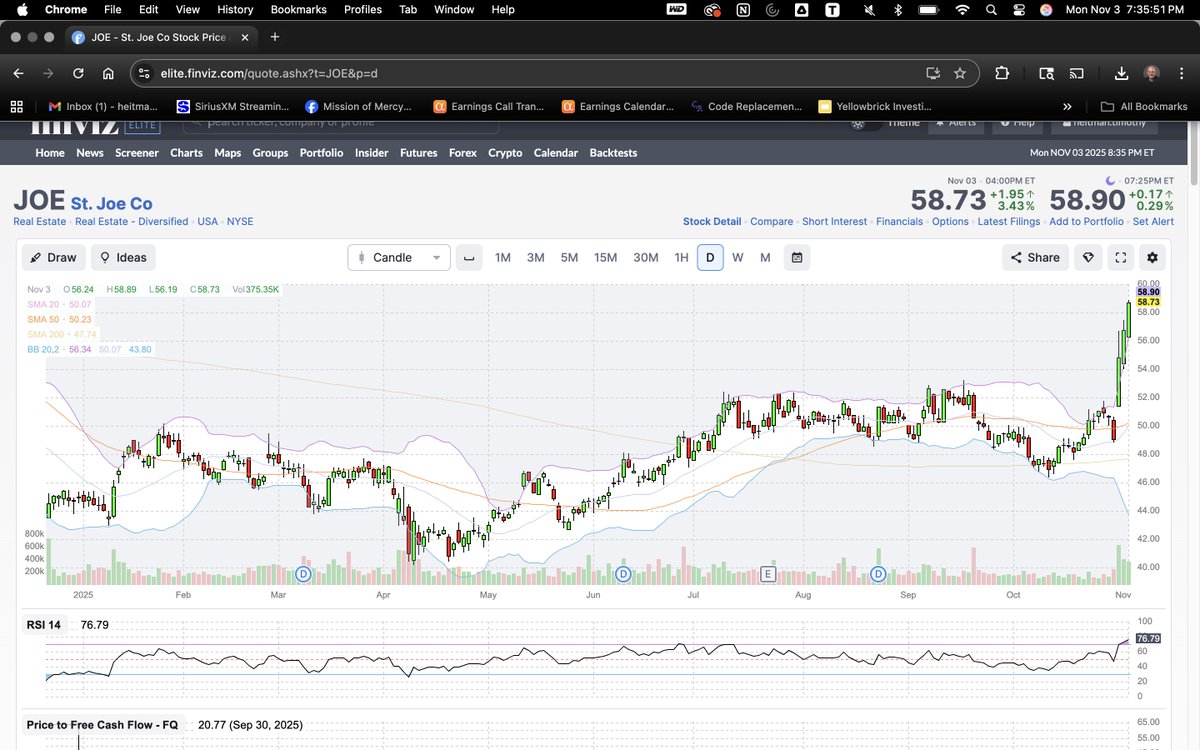 Is it just me or does this feel like a NYC Mayor election 
trade?  $JOE