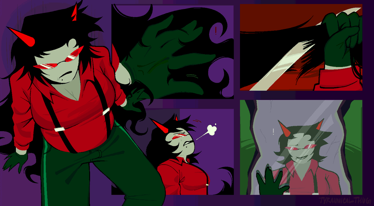 tyrannicalThug's tweet image. #Homestuck hair