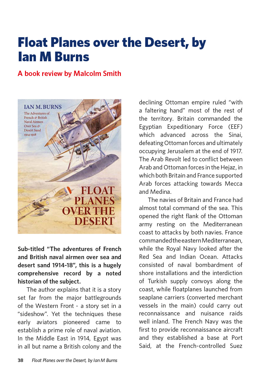 We’re pleased to see ‘Floatplanes’ has been reviewed in the latest issue of Jabberwock, official magazine for the Society of Friends of the Fleet Air Arm Museum. An honour to be featured by such an authoritative society on the history of naval aviation.
littlegully.com/books/floatpla…