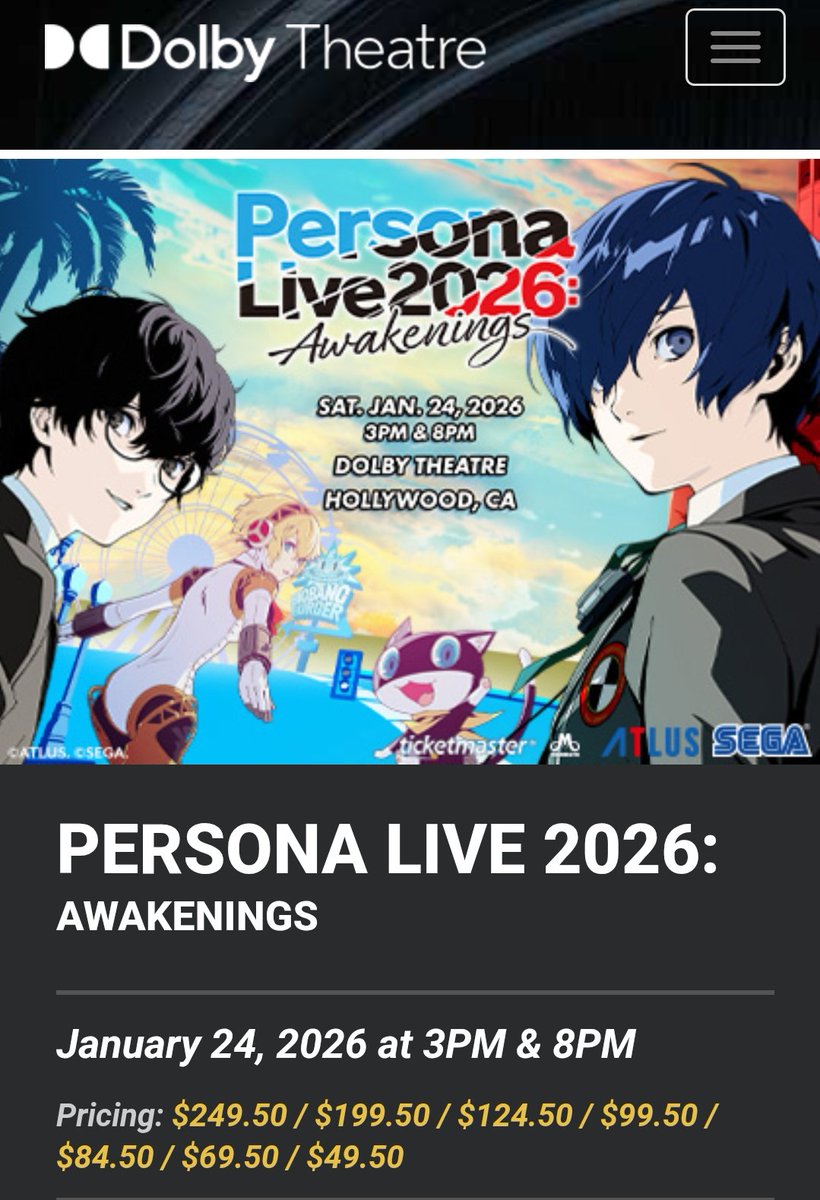 According to the Dolby Theater website the tickets will be 49.50 on the low end and 249.50 on the high end 

dolbytheatre.com/events/details…