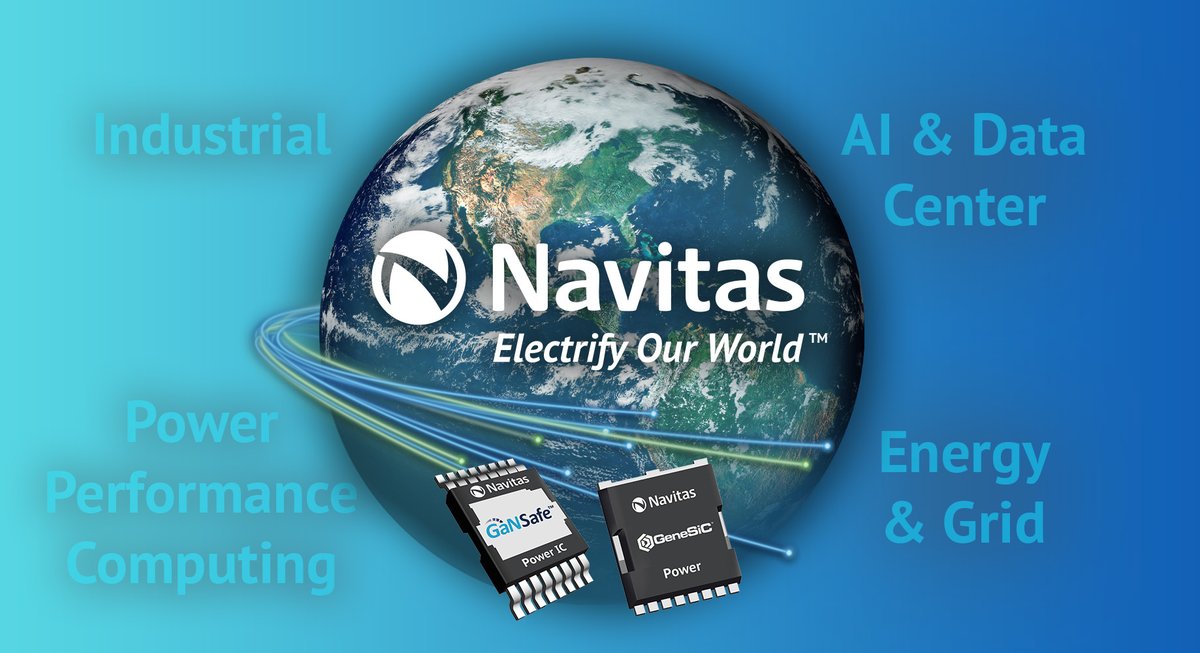 Navitas Semiconductor Announces Q3 2025 Financial Results loom.ly/vQolPB4

$NVTS #Navitas #GaN #SiC #GaNFast #GeneSiC #Semiconductor #Technology #Innovation #Industrial #AI #DataCenter #PowerPerformanceComputing #Energy #Grid
