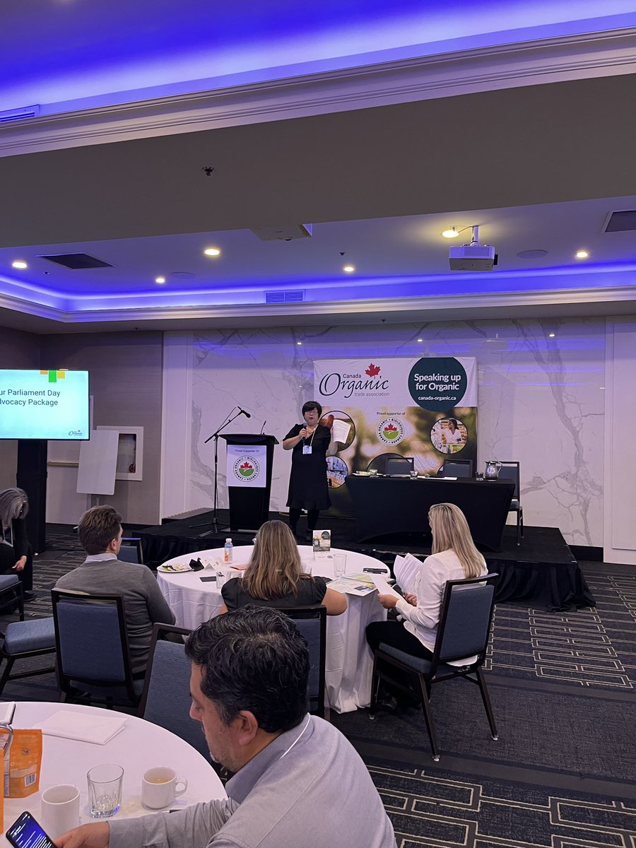 Wrapping up with COTA’s Parliament Day briefing—getting ready to bring the organic voice to Parliament Hill! 🇨🇦 #OrganicSummit