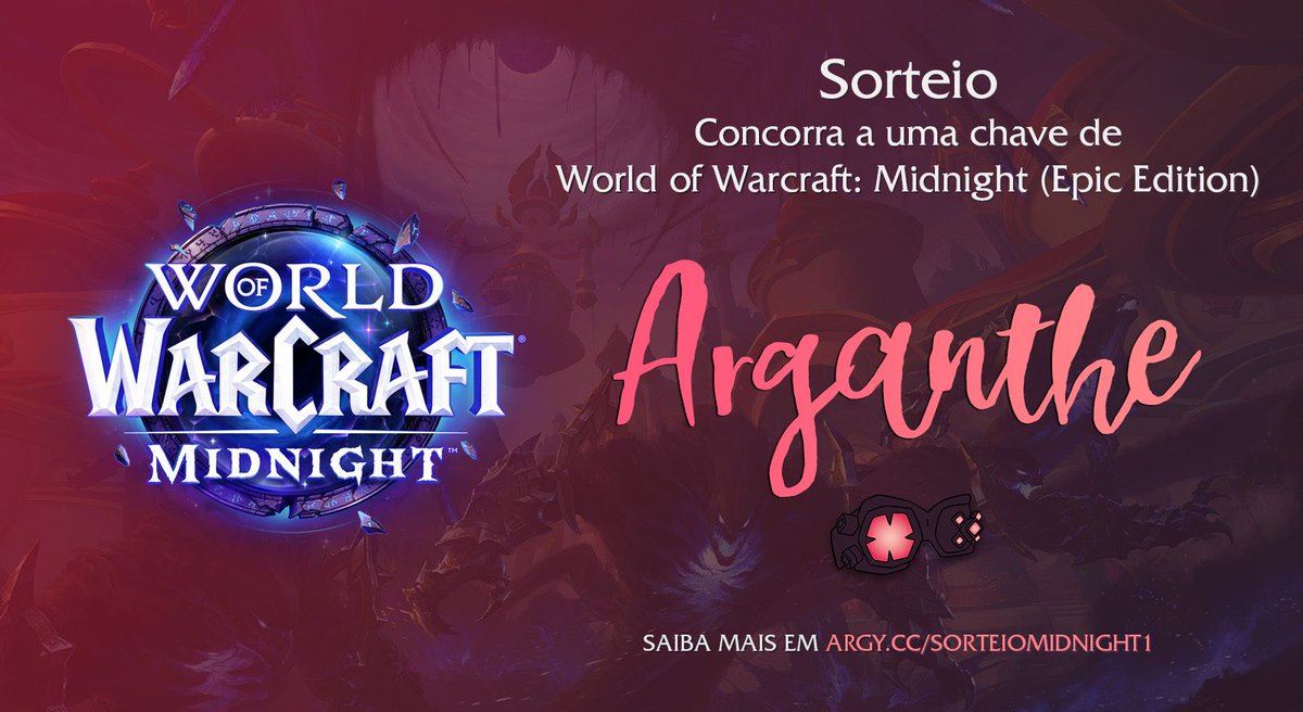 Participe do sorteio de World of Warcraft: Midnight - Epic Edition promovido pela <a href="/Arganthe/">Bárbara "Arganthe" Vaz 🖖</a>! #WoW_Partner #WoWBrasil - argy.cc/SorteioMidnigh…