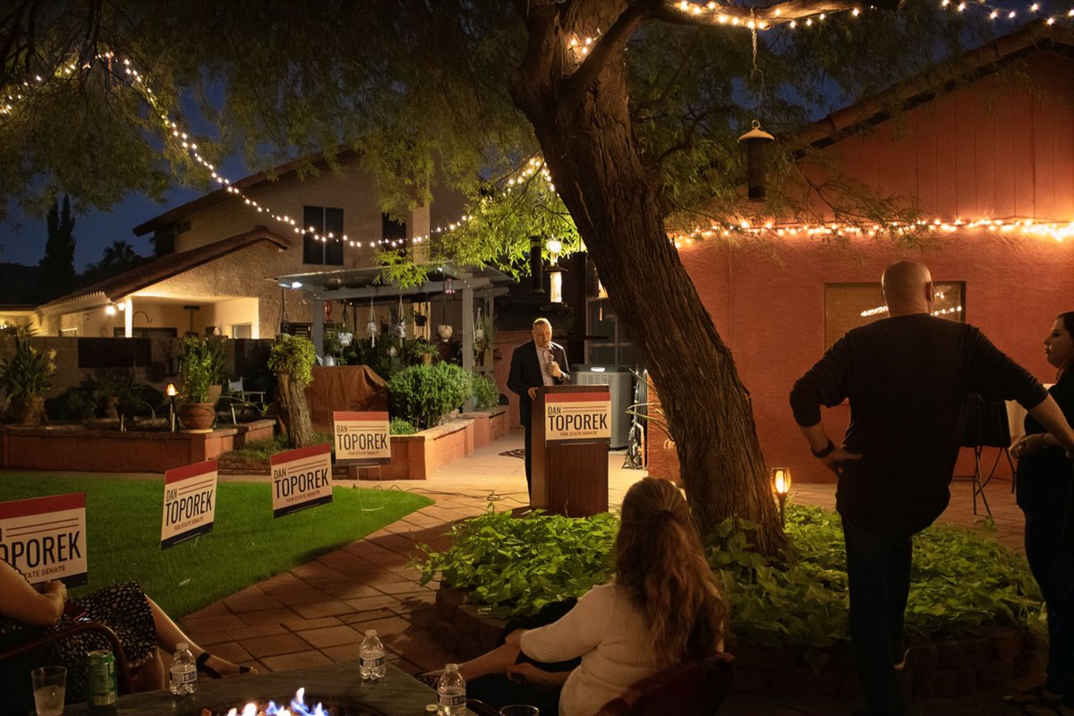 DanForAZ's tweet photo. What an incredible night!

Thank you to everyone who joined me to kick off my campaign for State Senate in LD2! Your energy, support, and belief in what we can accomplish together mean the world to me. https://t.co/vV9HDoZsvT