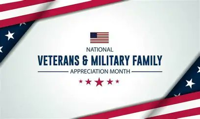ACWDB's tweet image. ACWDB recognizes 
National Veterans and Military Families Appreciation Month!

Thank you to our #veterans, current service members and #military families for your service and sacrifice for our nation.