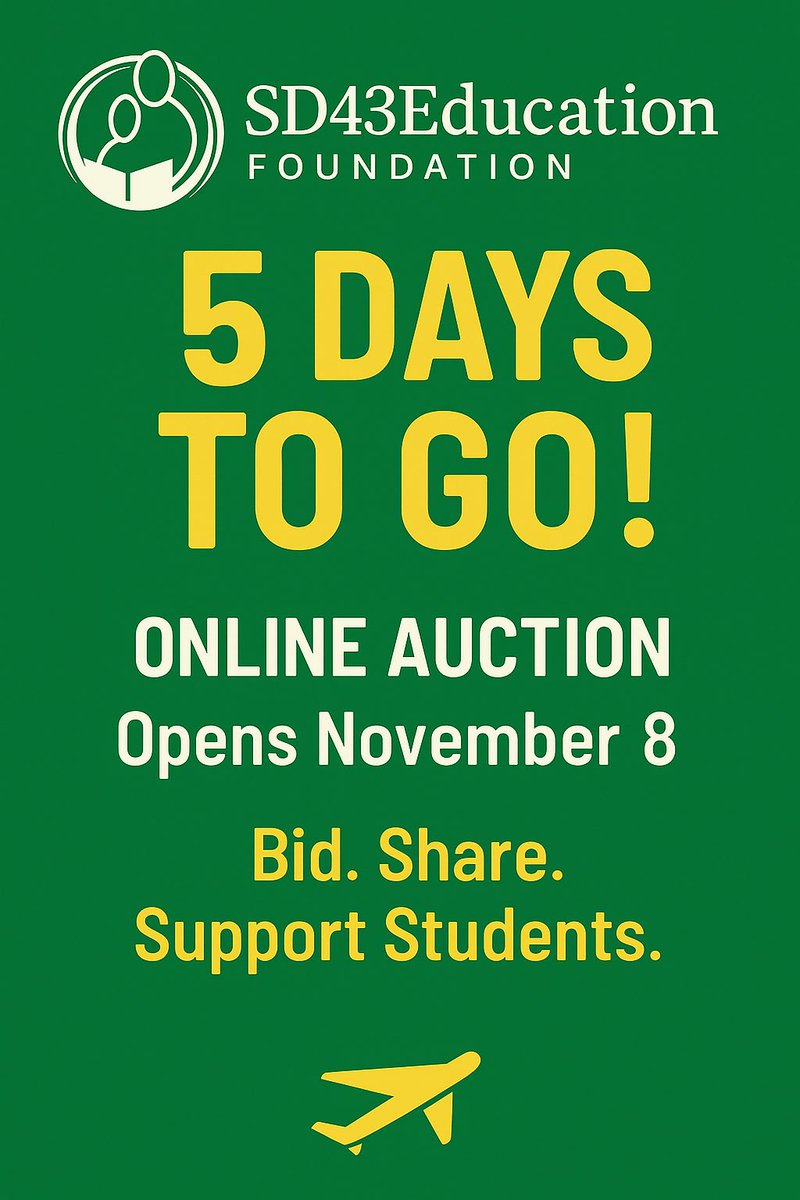 SD43 Education Foundation tweet media
