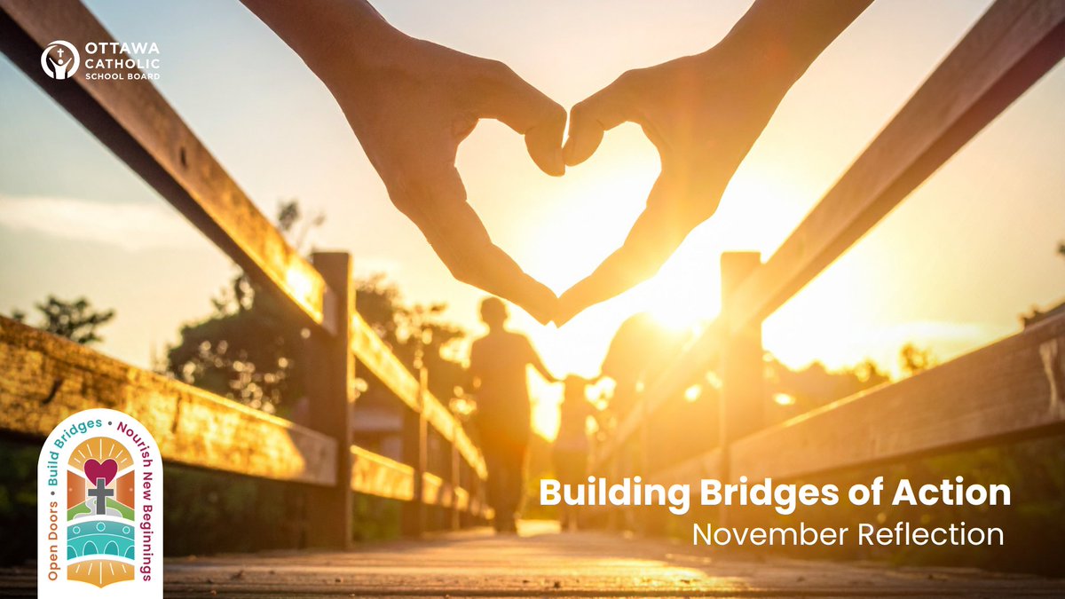 At the #OCSB, compassion moves us to act. 💛
This November, we’re reflecting on how small acts of kindness can build bridges of hope and connection.
Read our latest reflection: Building Bridges of Action
👉 ocsb.ca/2025/11/04/bui…
#ocsbBuildsBridges #CompassionInAction #ocsbHope