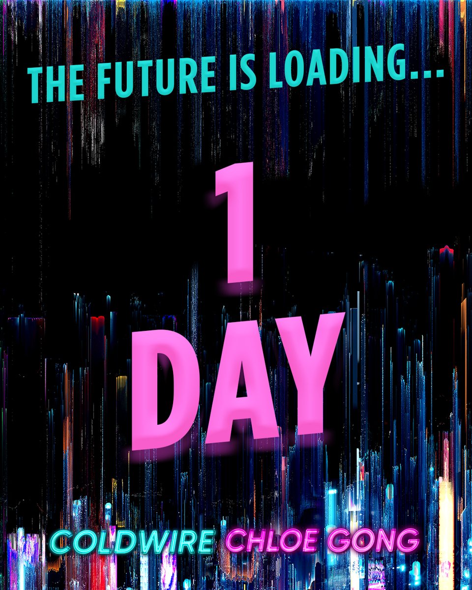 simonteen's tweet image. ONE. DAY. until #Coldwire is here!!! @thechloegong