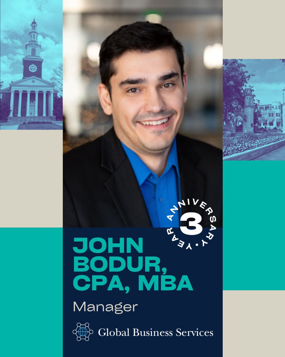 Congrats to John Bodur, CPA, MBA, on 3 years with McGuire Sponsel! 🎉

As a Manager in our Global Business practice, John brings deep expertise in international tax &amp; transfer pricing to every client engagement. His leadership &amp; technical insight have been invaluable to the team.