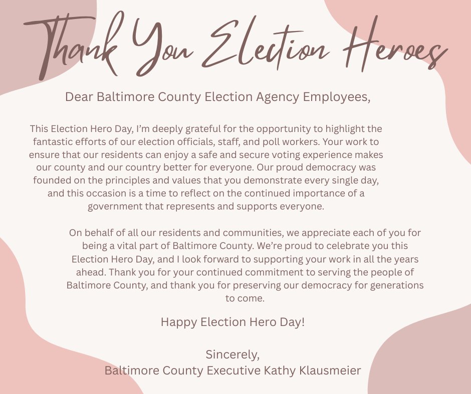 Baltimore County Board of Elections (@baltcoelections) on Twitter photo 