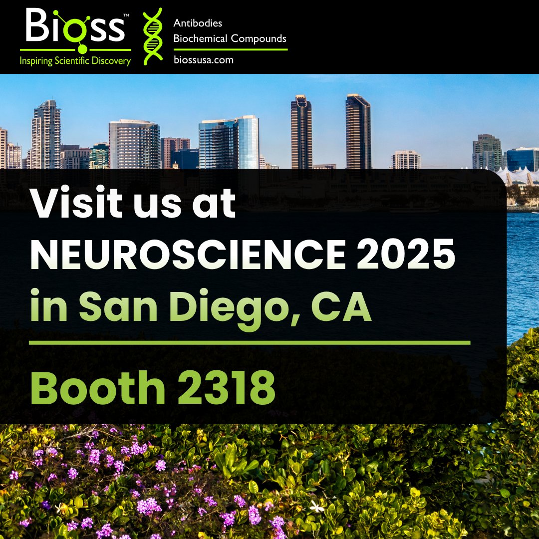 Join the Bioss team at Booth 2318 to explore our latest solutions for neuroscience research at NEUROSCIENCE 2025!