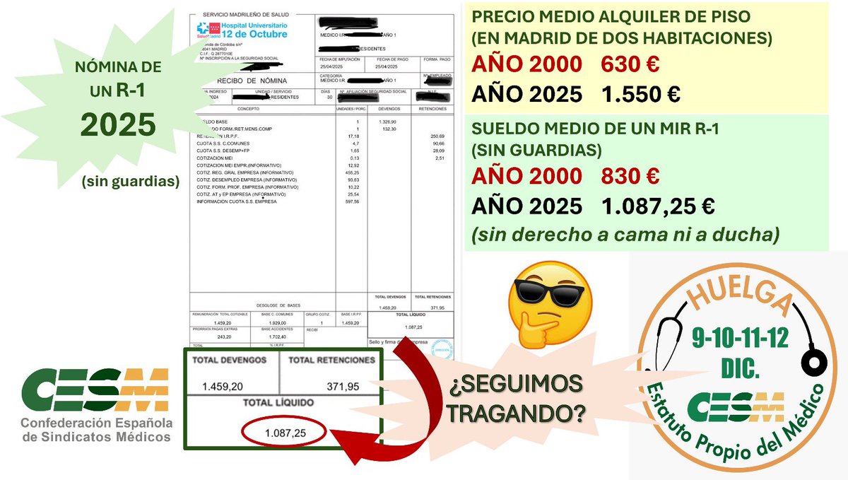 victorpedrera's tweet image. ⛓️Condiciones laborales tercermundistas
💸Salarios de vergüenza
🥾Y un trato indignante
😡¿Vamos a seguir tragando?

💪🏻💪🏻Por un Estatuto Médico que termine con todo esto

@mariajocesm @DrMiguelLazaro @vicentematas @Estatuto_Medico @SIMEX_CESM_1 @smandaluz @GonicaMarcia @jgt_cto
