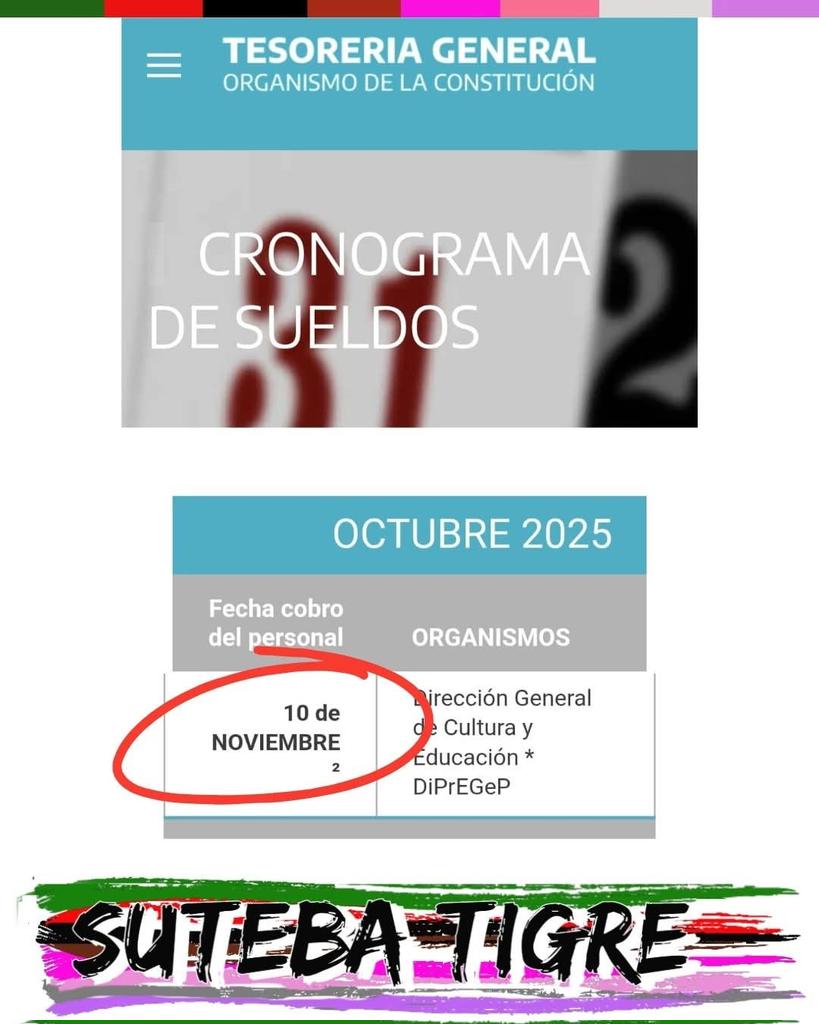 Atención. Ya sabias que las/os docentes de PBA cobramos salarios de miseria no? 
No llegamos ni al día 15. Y encima <a href="/Kicillofok/">Axel Kicillof</a> quiere pagarnos fuera de término. Basta de avasallar derechos. 
PD. Por supuesto <a href="/SUTEBAProvincia/">SUTEBA Provincia</a> y Baradel: silencio de radio😡