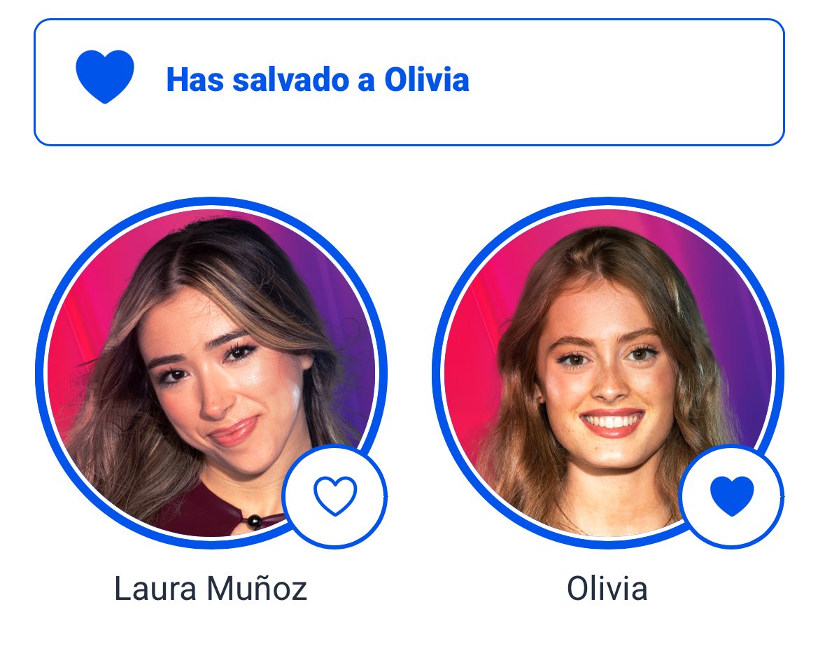 ÚLTIMOS VOTOS!!! SALVAR OLIVIA
#OTGala7