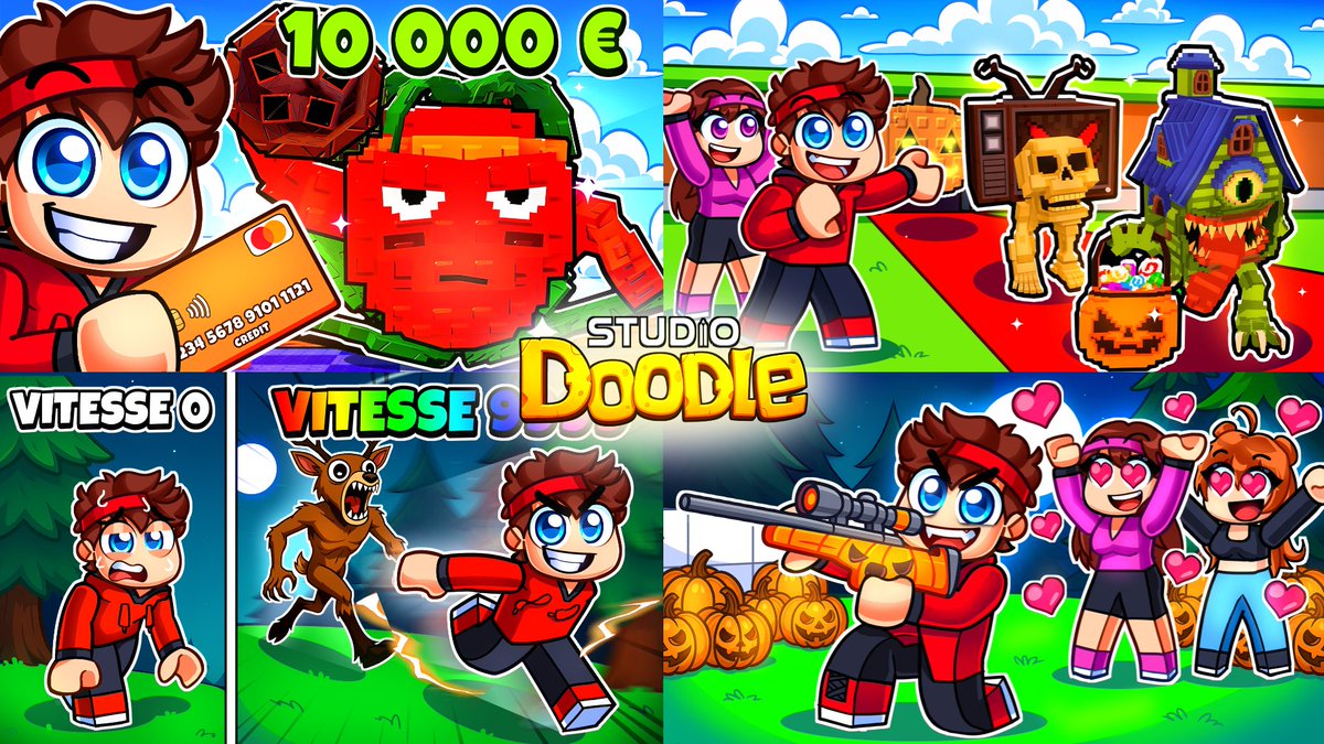 ✏️ Thumbnails I made recently!
📩 DM for orders.
🎨 Check out my portfolio here 👇:
behance.net/danielssauro

📌 <a href="/StudioDoodling/">Doodle Studio - ON 🦕</a> 🦖
#ROBLOX #YouTube #Thumbnail