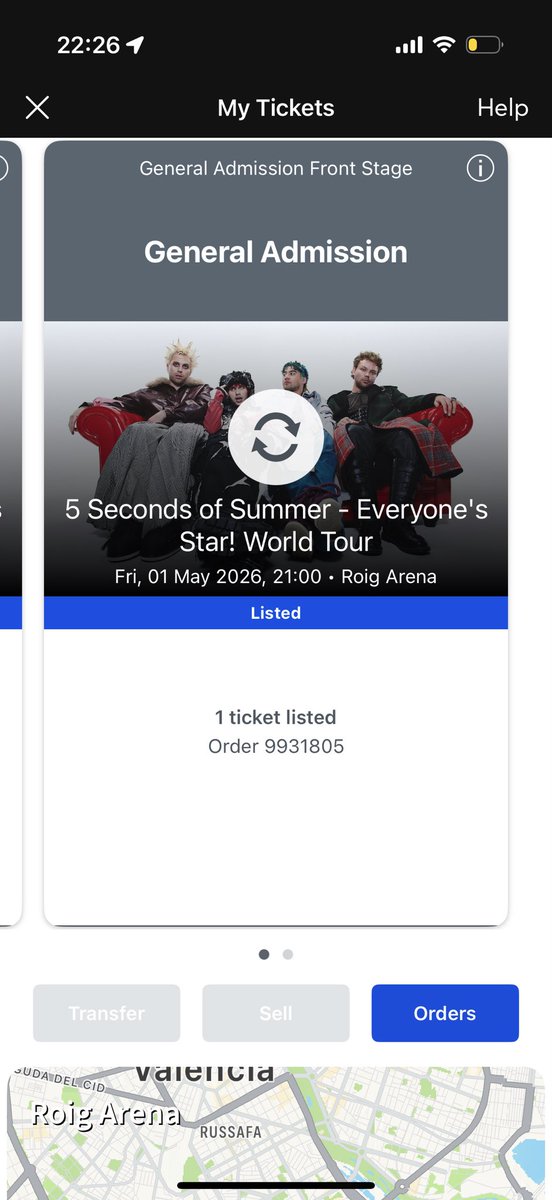 kookierules's tweet photo. Holi🌸
Vendo 2 entradas front stage para #5sos valencia, las vendo porque en preventa queríamos gradas pero se agotaron. Compramos estas 2 de front stage por miedo a quedarnos sin. 
Las vendo por ticketmaster, estaban a 69€, las vendo por 58€ 
link: https://t.co/jWI52UehSn https://t.co/RNVpYJQOfB