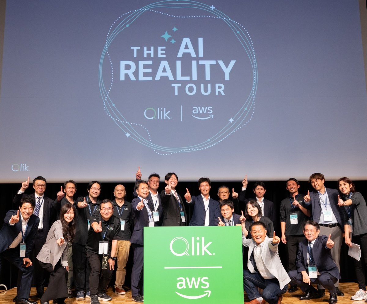 【Qlik Japan ブログ公開】
#AIRealityTour Tokyo の開催報告をアップしました。

community.qlik.com/t5/Japan/開催報告-AI-Reality-Tour-Tokyo-2025/ba-p/2535143