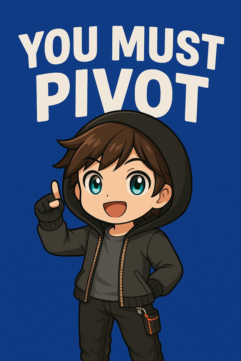 Day 19 of posting until I get a web3 job!

PIVOT.

You must pivot to what works.
I know I talk a bunch about gaming but the moment gaming actually dies Im pivoting In less than 24 hours you will see new content from me.
I wont slow down I wont change Ill simply adapt.

This is