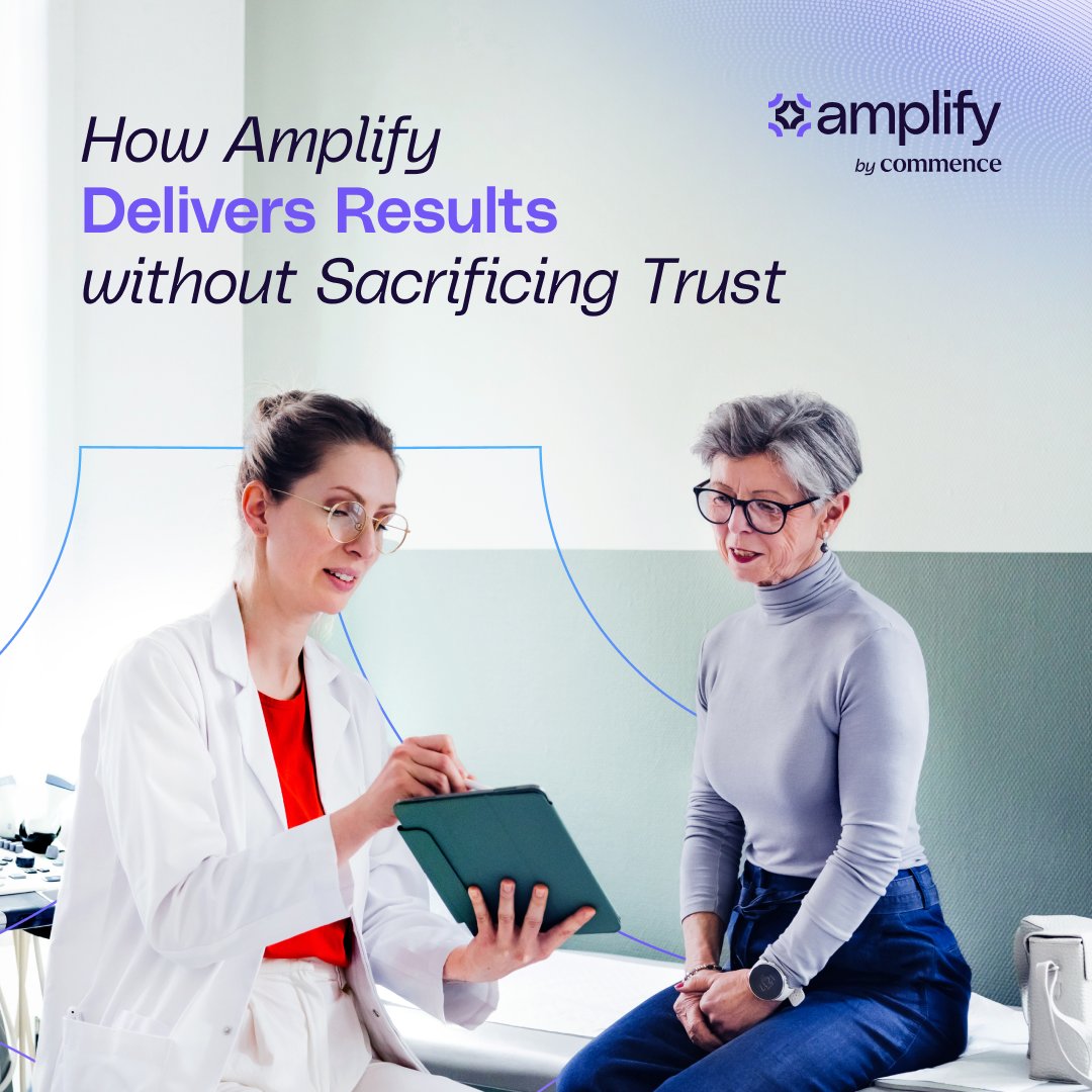 Commence_AI's tweet image. We believe AI should enhance human judgment, not replace it.

With Amplify, we accelerate the intake, processing, and review of medical information while keeping people in control of every decision.

See how Amplify builds trusted AI for healthcare: commence.ai/our-technology/