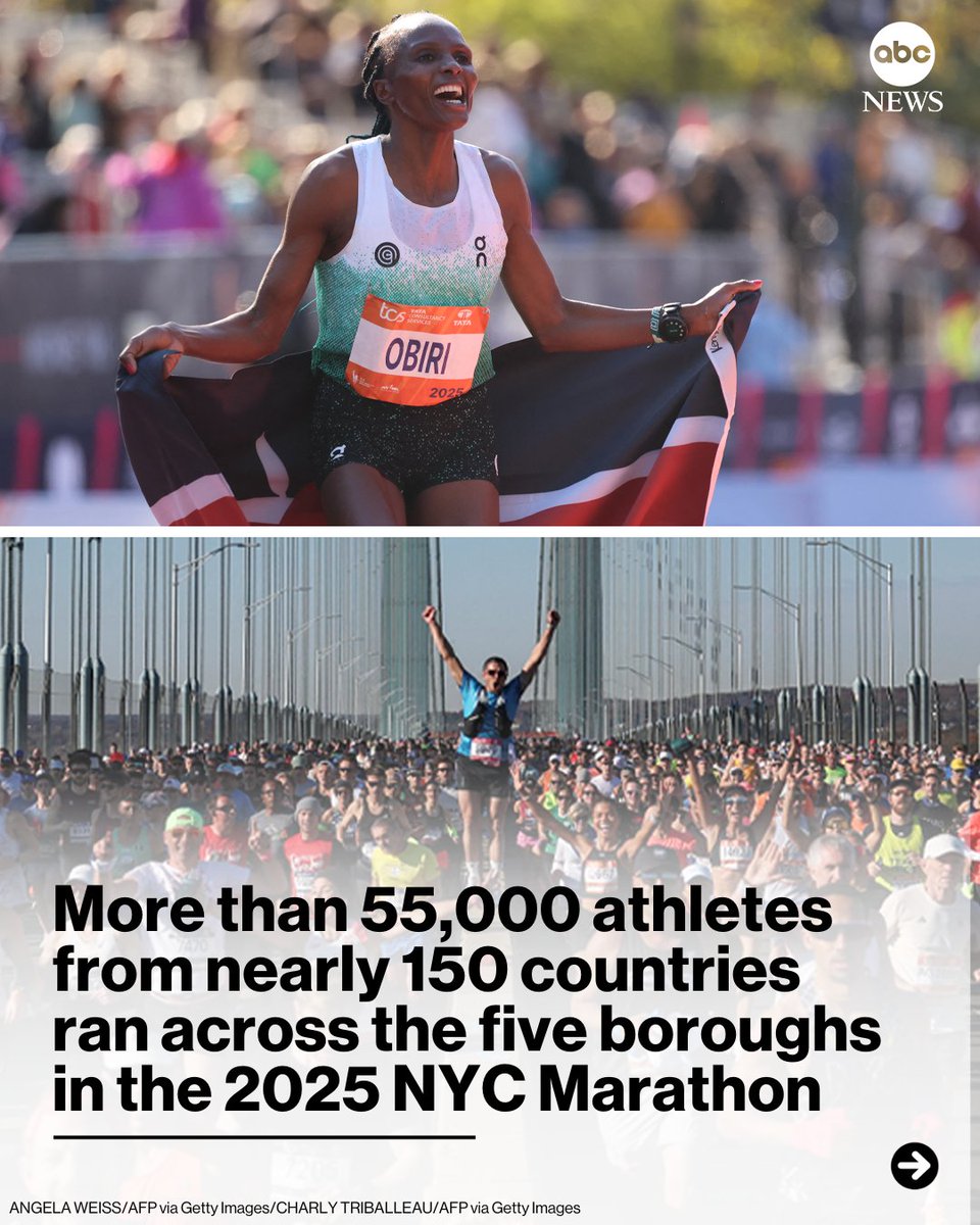 The 2025 TCS New York City Marathon made history on Sunday with a