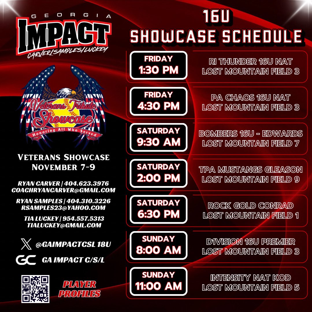 julianaedelheit's tweet photo. Schedule for this weekend!!! Can’t wait to get on the field with my girls
#makeaimpact #Uncommited2028 https://t.co/7zs27Z8lgG