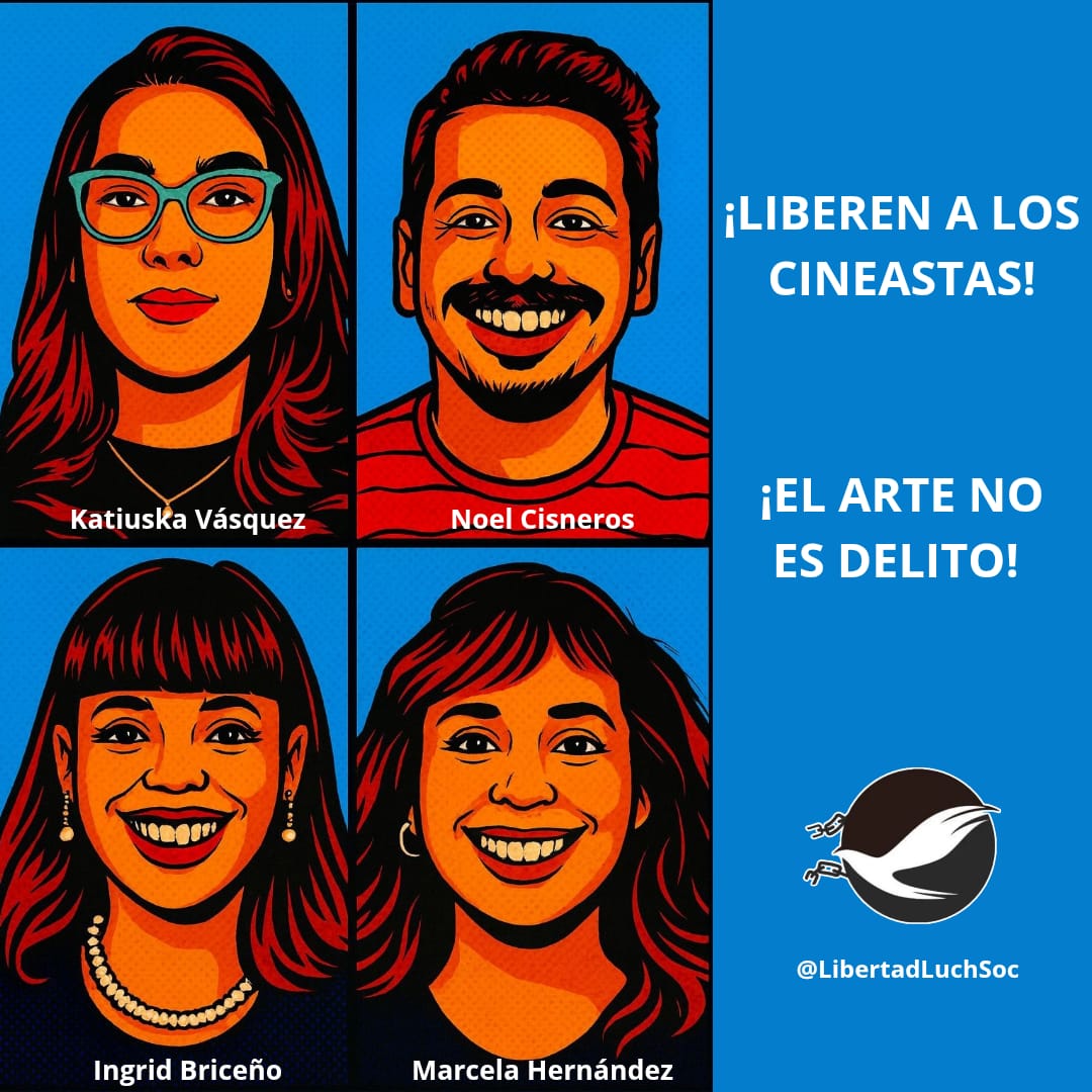 DESAPARICIÓN FORZADA | #3Nov | El #31Oct a las 3:45 PM, cuatro cineastas fueron  detenidos por el SEBIN. No hay información oficial de dónde están. Tienen 72 horas desaparecidos. Ya se cumplió  el plazo para presentarlos en los tribunales. #LiberenALosCineastas
#ElArteNoEsDelito
