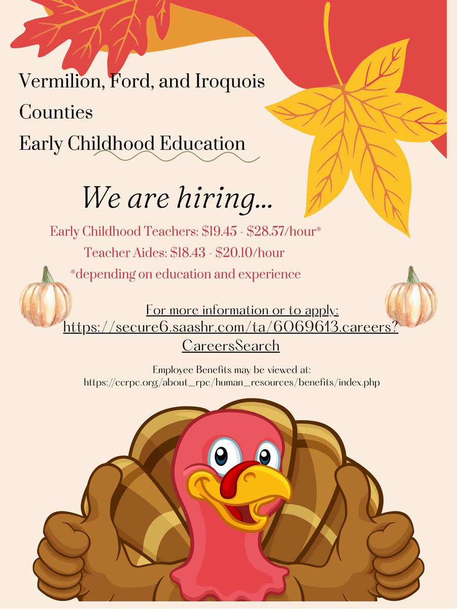 This year you can be thankful for a new and rewarding career! We are now hiring for positions at our Ford, Iroquois, and Vermilion County locations. Learn more and apply at tinyurl.com/yc38ab2a.