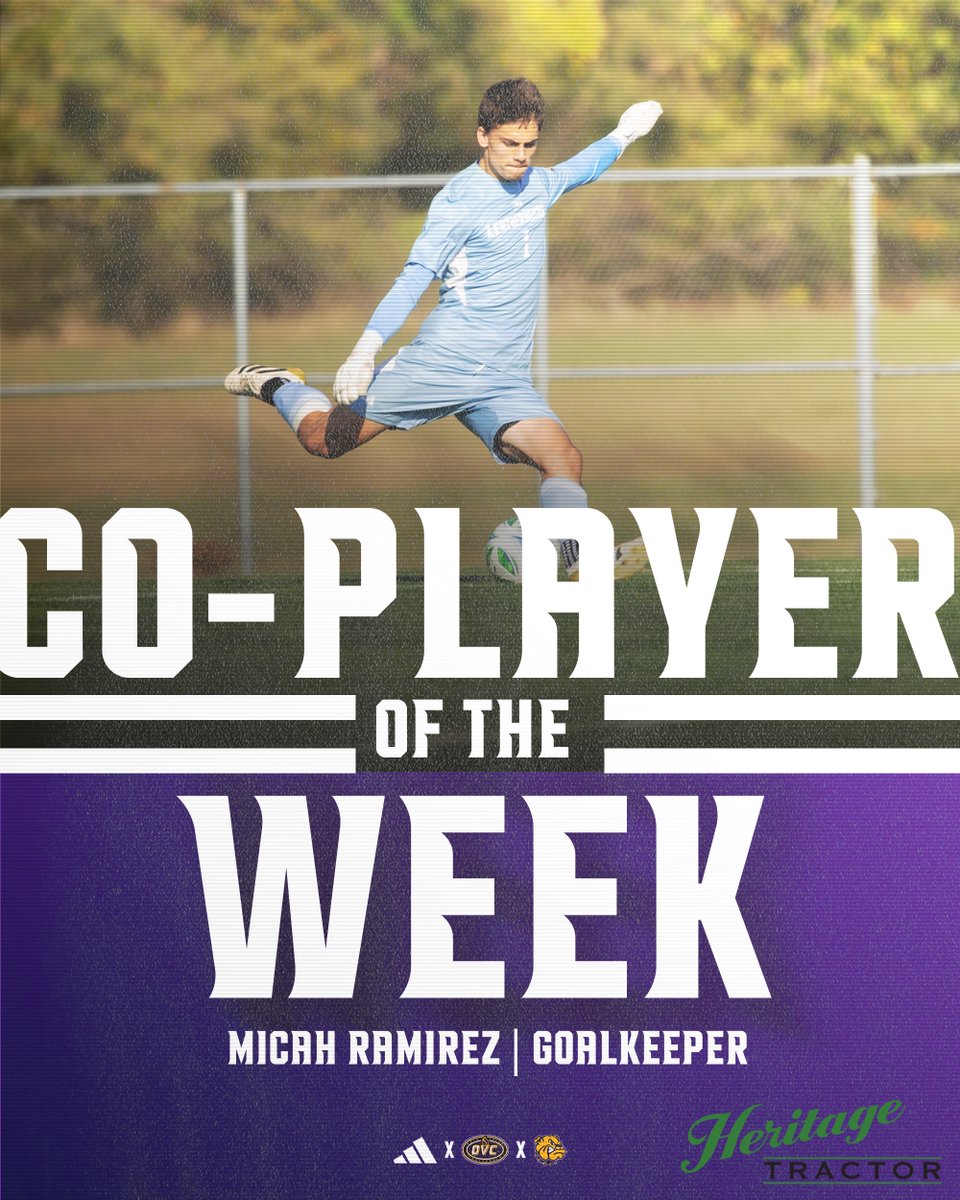 Locked in and showing out 🧤 Micah Ramirez earns OVC Co-Player of the Week honors after a standout performance in goal! 💪

#GoNecks | #OneGoal