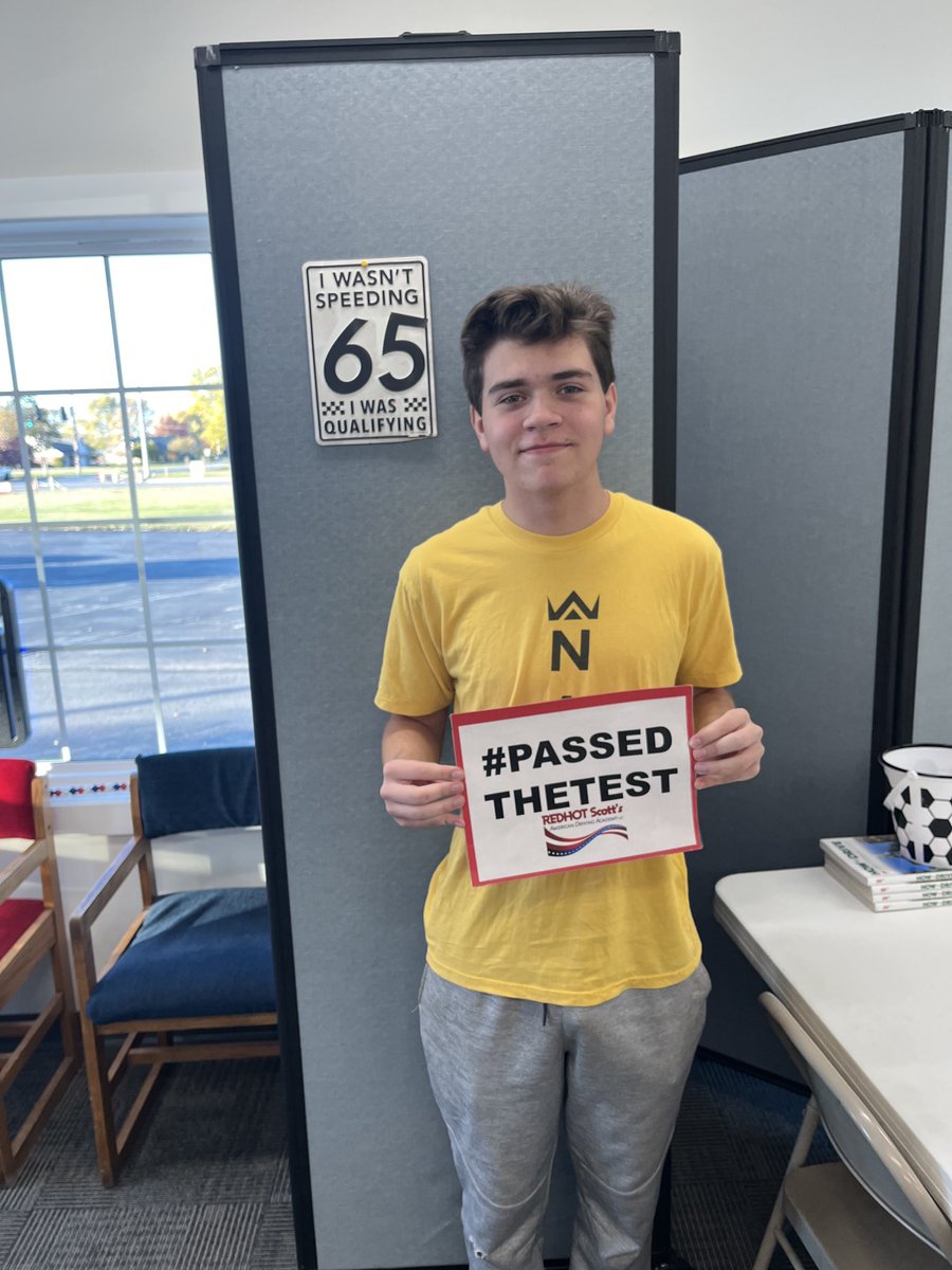 We are proud of you, Micah!  Congratulations! 🎉 🚗🎈
