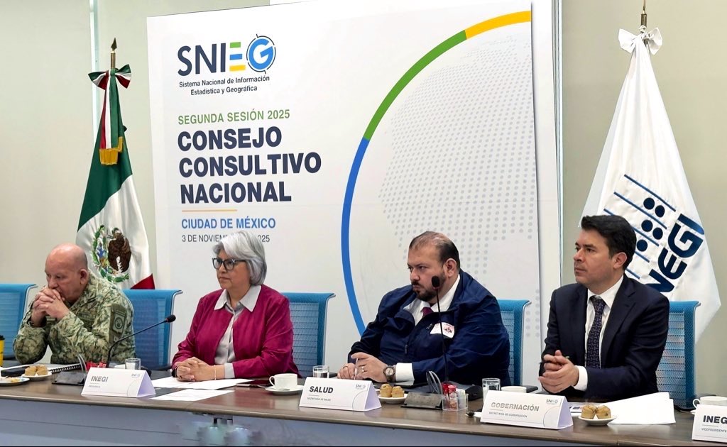 arturomedinap's tweet photo. Participé en la Segunda Sesión 2025 del Consejo Consultivo Nacional del @INEGI_INFORMA.
La información estadística y geográfica es clave para fortalecer las políticas públicas y atender las causas estructurales que impactan en los #DerechosHumanos.
@SEGOB_mx 
#Gobernación #DatosParaLaPaz