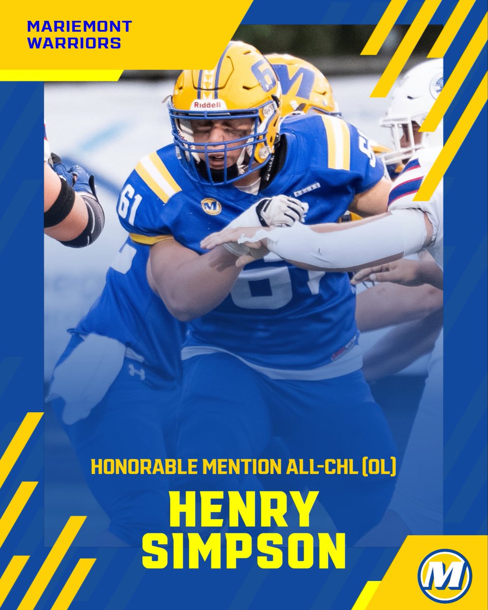 Henry Simpson (SOPH)
Offensive Line

Started all 10 games at the OL
No penalties the entire season

He’s ready to continue leading the OL for the next 2 years! Great job Henry!