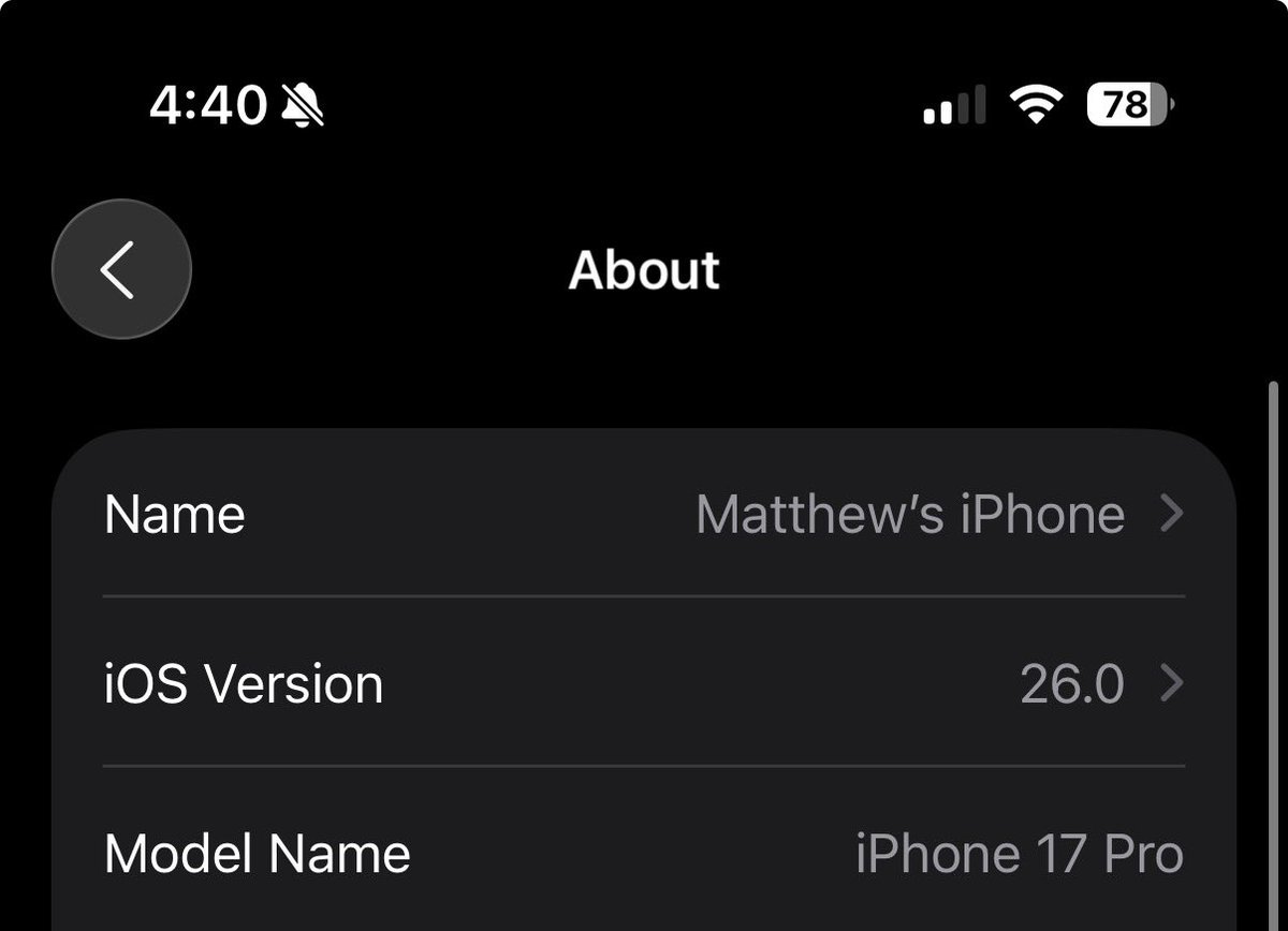 Am I the only one with a 17 Pro that’s still on iOS 26?