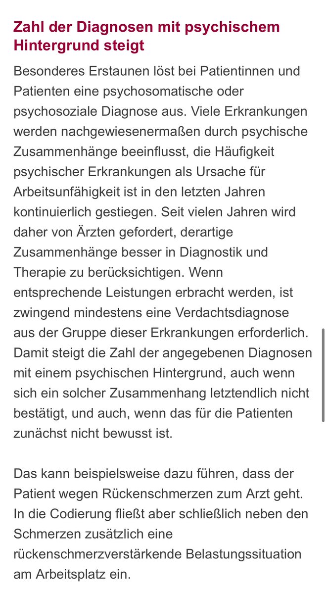 12.000 ICD-Codes-
da kann man schon mal danebenliegen!

Über Missverständnisse,
„sich fortpflanzende Diagnosen“, „vergessene Kindheitsdiagnosen“ &amp; menschliche Fehler.

Ein Versuch der KVBW, fragwürdige Diagnosen zu erklären:

kvbawue.de/presse/pressem…

#ePA #MECFS #BioPsychoSozial
