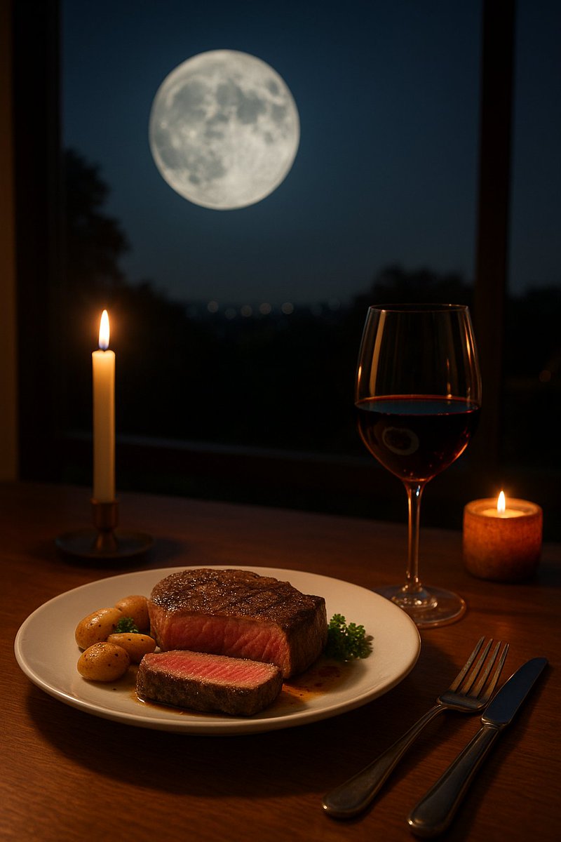 K96Tim's tweet image. Candlelight illuminated smiles, red wine accompanied heartbeats—romance can be this simple.#A simple self, a simple dinner