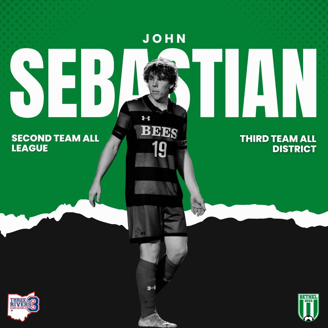 Congrats to Senior John Sebastian on earning Second Team All League and Third Team All District!