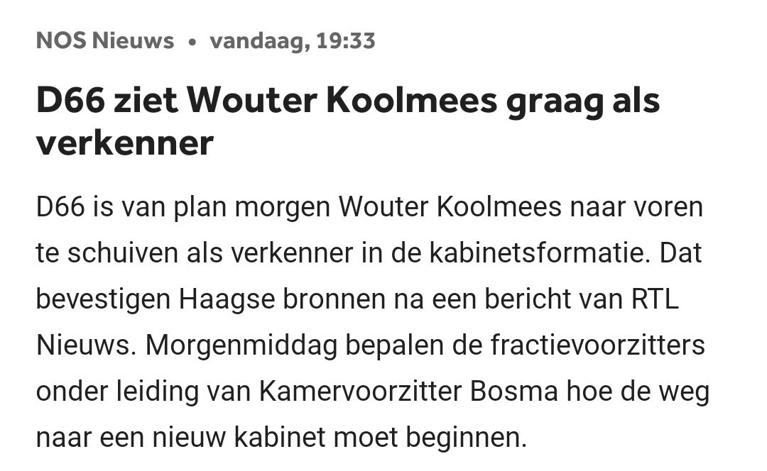 Sluit Jetten, Yesilgoz, Bontenbal en Klaver op in een stilstaande NS-trein tussen Tilburg en Den Haag bij Lage Zwaluwe ofzo totdat ze er samen uit zijn. Moet je eens kijken hoe snel er een middenkabinet is.