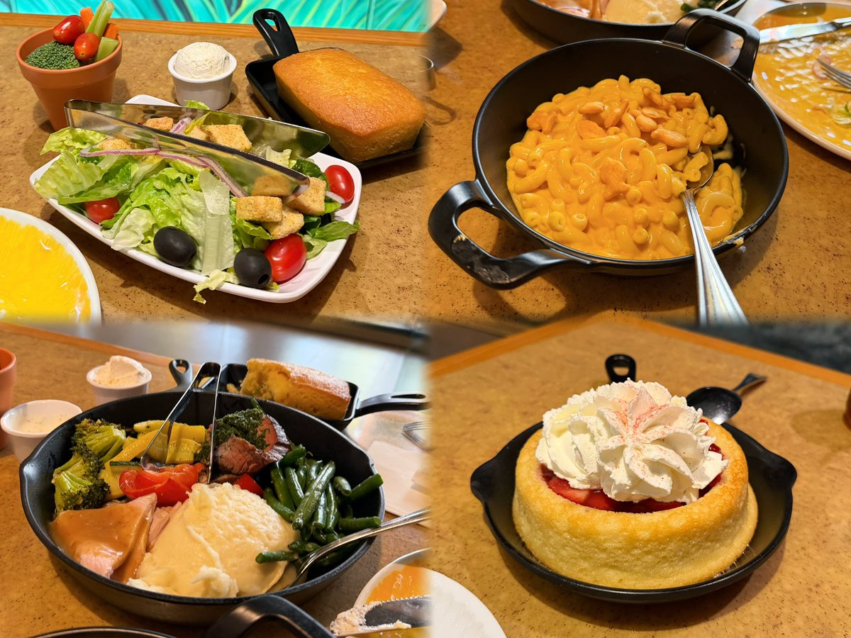 sanun___01's tweet image. EPCOT「ガーデングリル」👨🏻‍🌾🍽

とーってもかわいい農夫さんたちがあそびにきてくれるよ⸝⸝⸝♡
ディズニー内の温室で育てられた野菜を使ったメニューがどれも本当に美味しかったの.ᐟ.ᐟ
ボリューミーなので2人以上がおすすめ！(お肉おかわりしちゃったけど笑)

 #wdw #LivingwiththeLand