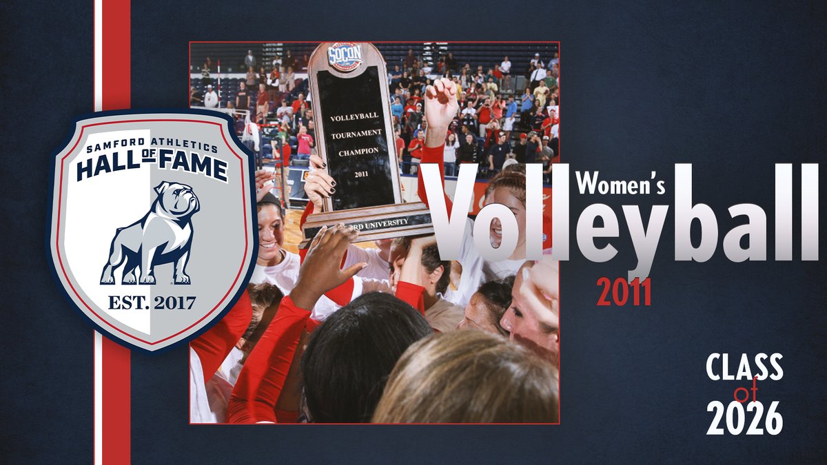 SamfordSports's tweet photo. 𝗜𝗻𝘁𝗿𝗼𝗱𝘂𝗰𝗶𝗻𝗴 𝘁𝗵𝗲 𝗦𝗮𝗺𝗳𝗼𝗿𝗱 𝟮𝟬𝟮𝟲 𝗛𝗮𝗹𝗹 𝗼𝗳 𝗙𝗮𝗺𝗲 𝗖𝗹𝗮𝘀𝘀: 2011 Women's Volleyball Team

#AllForSAMford https://t.co/TwhCkk4dEp