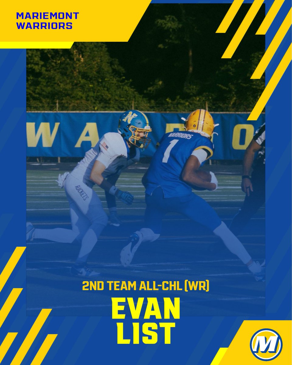 Evan List (JR)
Wide Receiver

11 receptions, 243 yds, 4 TDs 

Big time playmaker! Big senior season ahead!
