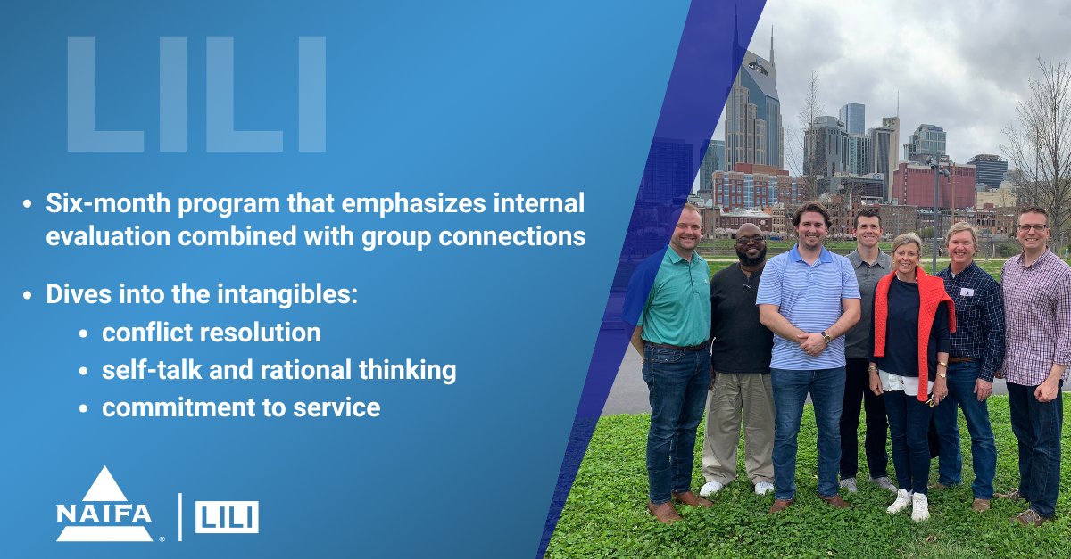 Technical skills matter—but great advisors also invest in themselves. 🌱
NAIFA’s LILI program builds the leadership, mindset &amp; life skills that drive long-term success.
Become a NAIFA member to access LILI + more: hubs.ly/Q03RnF0y0

#EducateToElevate #NAIFAProud