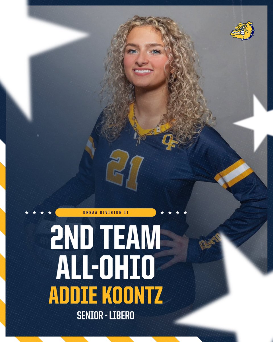 Congratulations to Senior Emily Odon who was named First Team All Ohio, and Senior Addie Koontz who was named Second Team All Ohio! We are very proud of you!