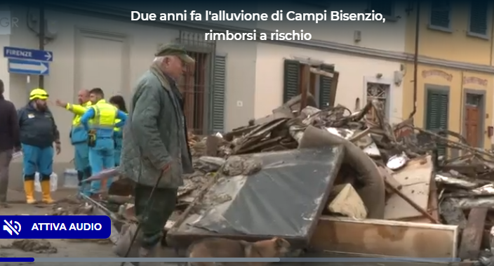 Due anni fa l'alluvione di Campi Bisenzio, rimborsi a rischio rainews.it/tgr/toscana/vi….