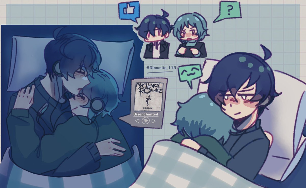 💙🩵 Canon Fuuka amd Makoto Activities: Disenchanted - MCR cuddle date

#Fuukoto #FuukaYamagishi #MakotoYuki #Persona3