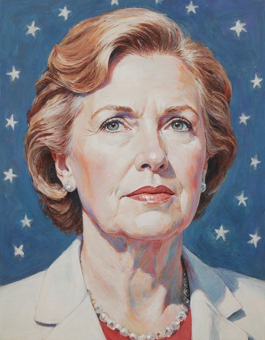 SavenSatow's tweet image. "The Female Politician for AI" by Saven Satow with AI
#FemalePolitician
#AIbias
#CognitiveBias
#Impressionism
#art
#ai