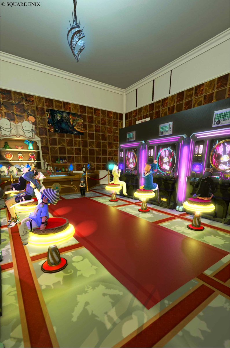 ssctf555's tweet image. おはんよ🌞

昨日パチ屋ハウス作りました✌️
設置台数10台、地下に喫煙所あります🚬

24時間出入り自由なのでパチンカスのみんな遊びに来てね👊
元パチ屋店員としてめちゃこだわり、パチ屋を再現しました😇

あえて付けるなら  #プラザエオルゼア かな。。。
住所⇒エンピ30-39

(参考元 リプ欄↓)