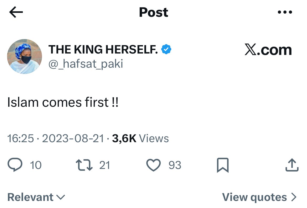 But you said something else here. Which do you really mean?