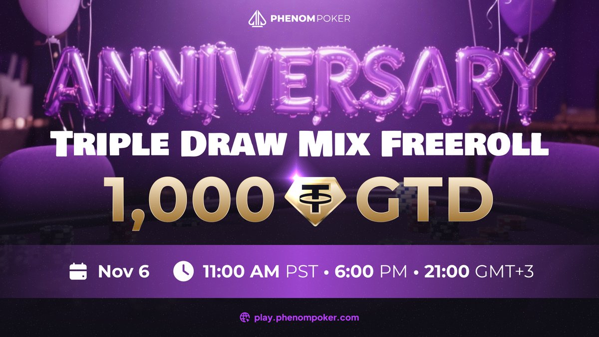 Phenom Poker tweet media