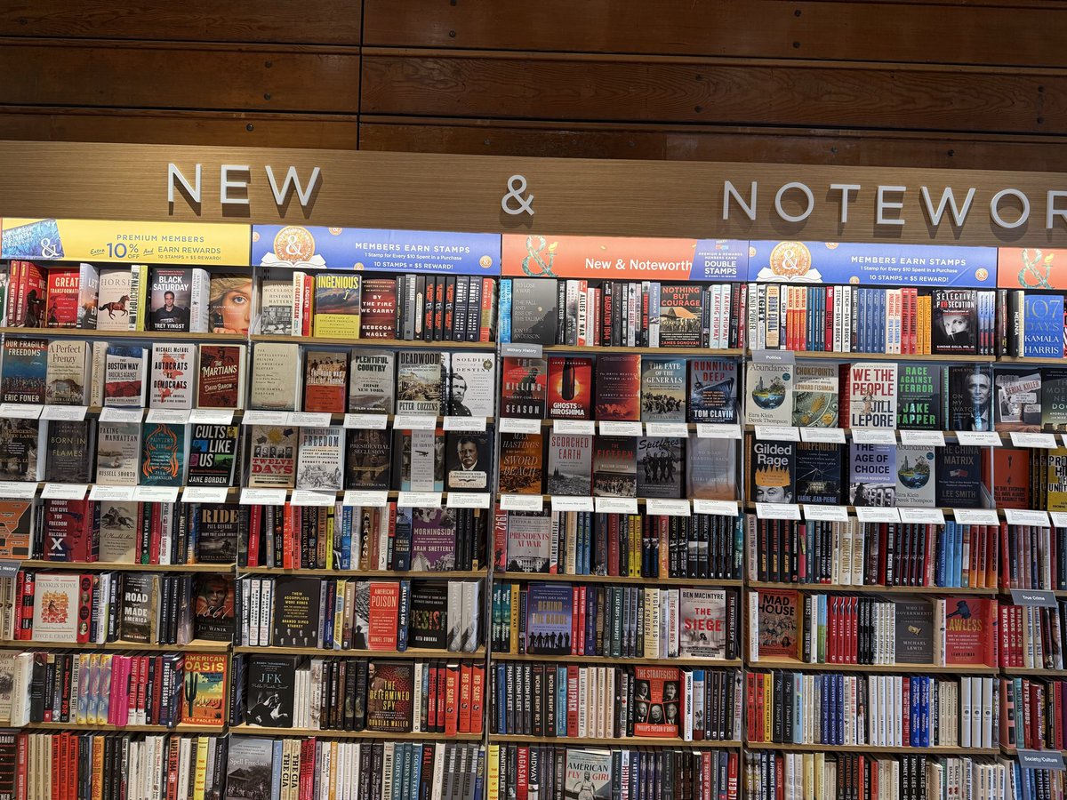 Great to see my new book in the New and Newsworthy section of Barnes and Noble in Georgetown today!